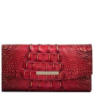 brahmin crimson wallet